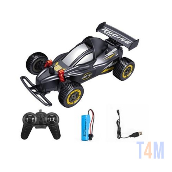 CARRO DE CORRIDA JJRC Q72B COM 5 CANAIS 2,4 GHZ PRETO